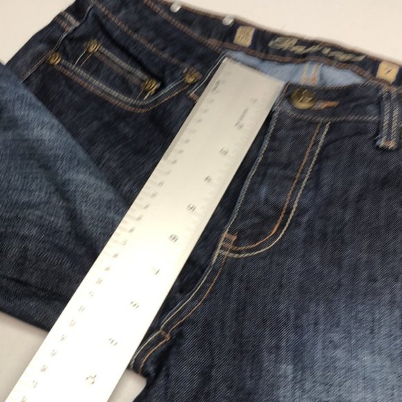 LIKE NEW RAMPAGE DARKWASH BOOTCUT JEANS 7/29x32 🇺🇸 - Picture 9 of 13